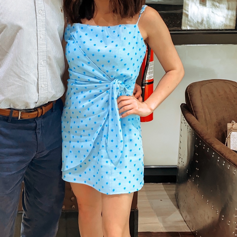 baby blue boutique dress